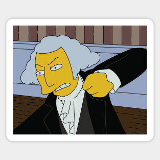 George Washington Punch Sticker